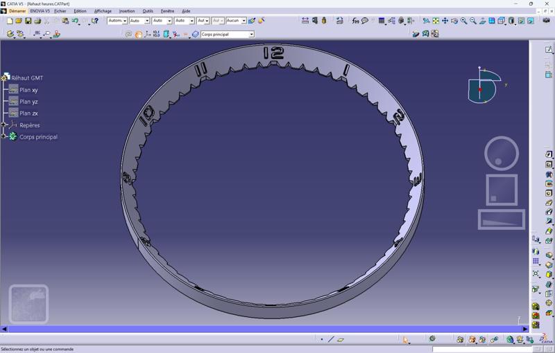 Seiko SKX007 Hours Chapter ring