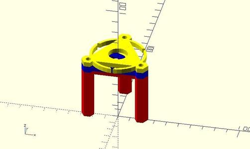 E3D v5 mount for rostock mini