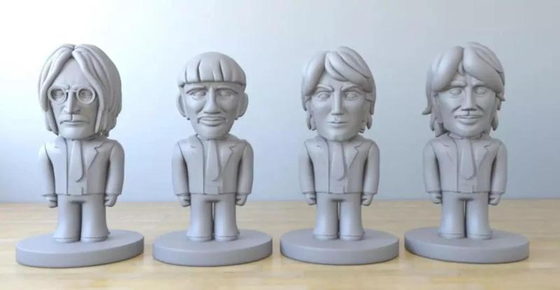 the beeattles beatles figurines