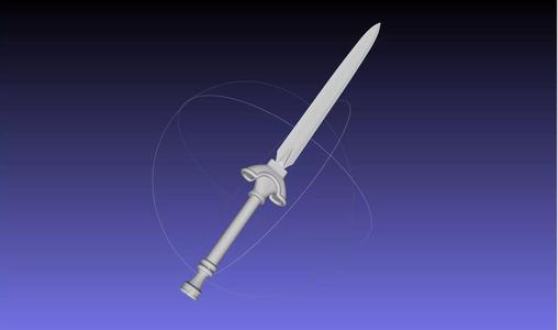 Shield Hero Raphtalia Sword Printable Model
