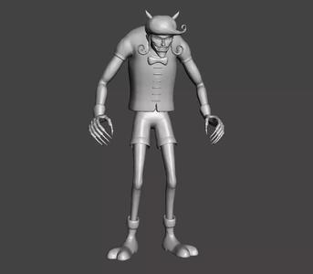 Sham - Black Cat Pirates 3D Model