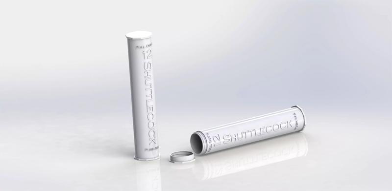 Shuttlecock Tube - 12 Shuttles