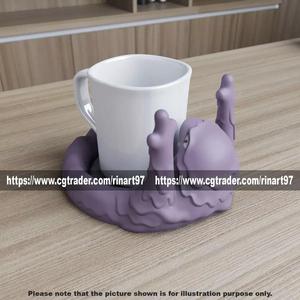 muk coasters candy bowl 3d print model