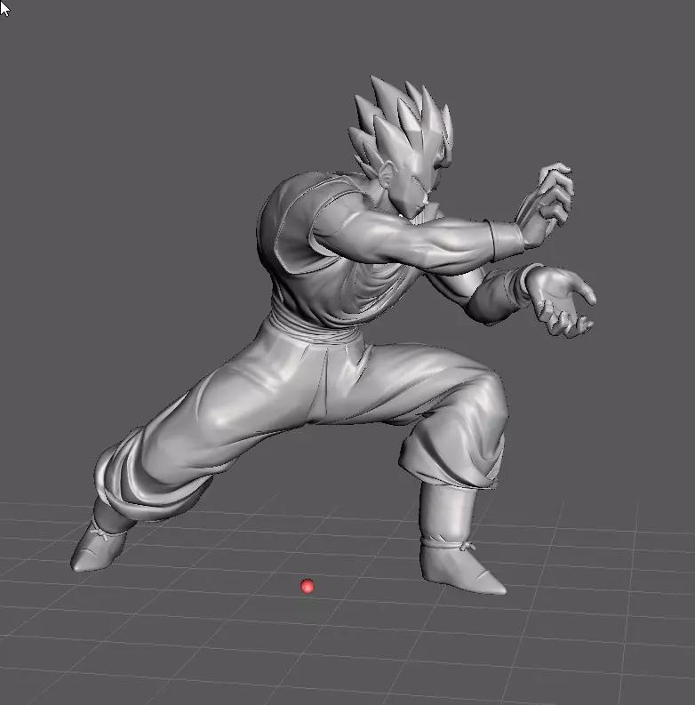 Mystic Son Gohan Dragon 3D Model
