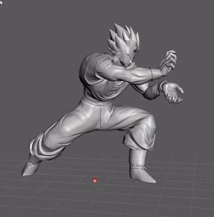Mystic Son Gohan Dragon 3D Model