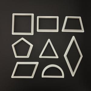 Geometrics Shape Bundle L Size (8 Models) Cookie Cutters – STL for Cookies, Fondant & Polymer Clay
