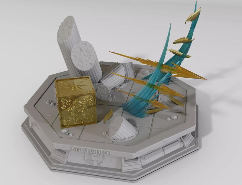 BASE PARA FIGURA SAGITARIO - SAINT SEIYA