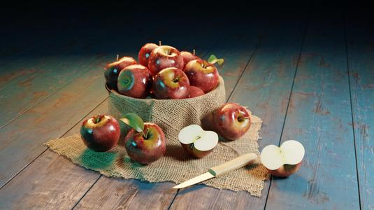 Bucket Filled With Apples