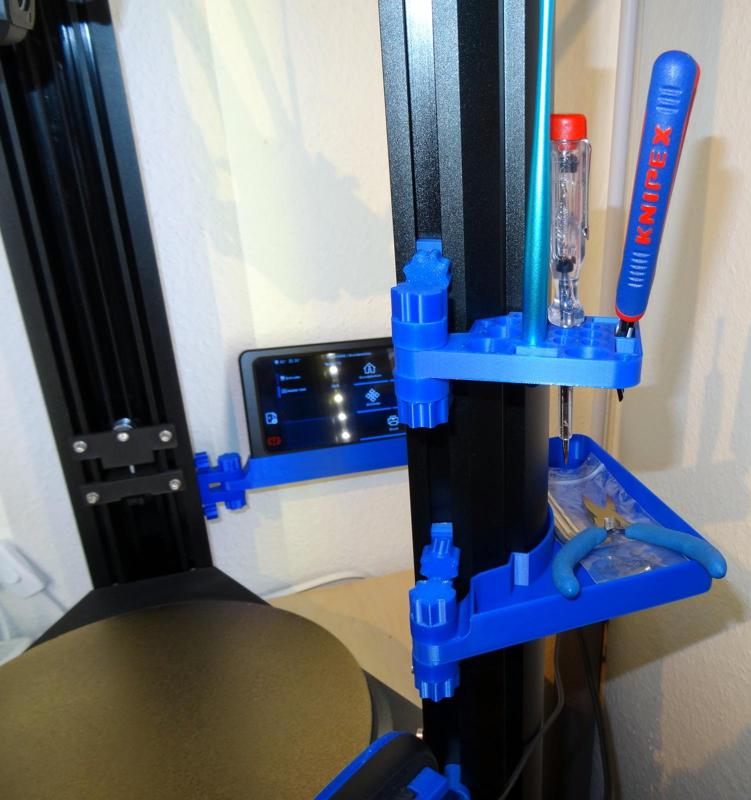 FLSUN V400 Universal holder for speeder pad, storage tray, tool holder