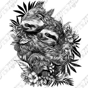 Sloth V2 Detailed Vector Design