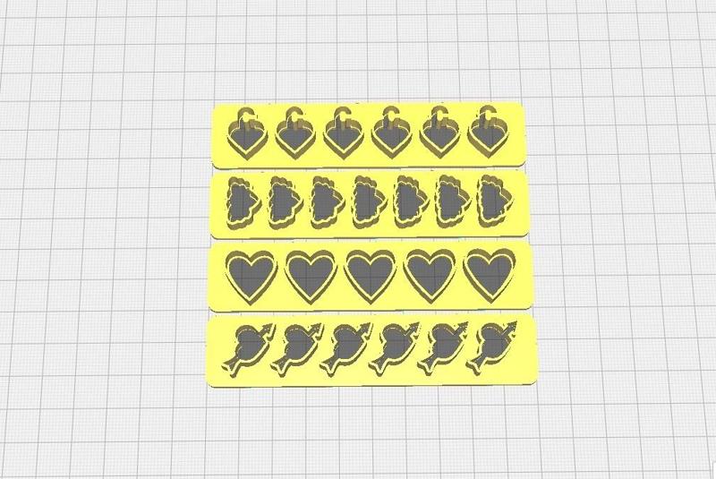 SPRINKLES HEART CUPID VELENTINE´S DAY VALENTINE