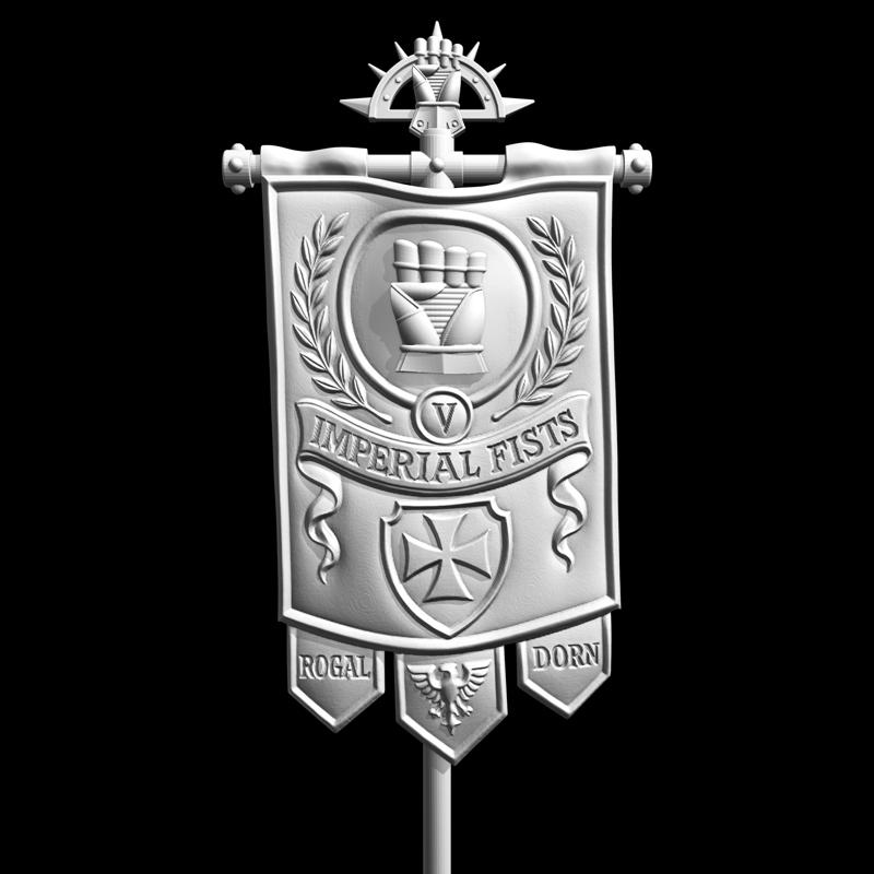 Fists of the emperor banner Imperial 5th company