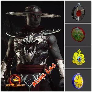Kung Lao medalions from Mortal Kombat 11 - pack N1