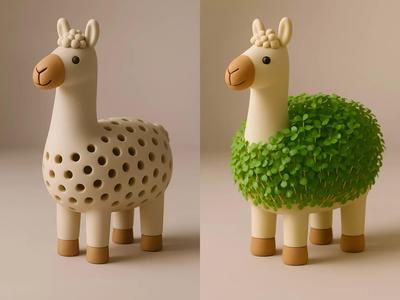 Llama Sprouter Seed Chia Radish Lentil Germinator toy