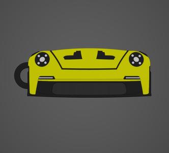CAR ENTHUSIAST KEYCHAIN - Porsche 911 (992) GT3 RS