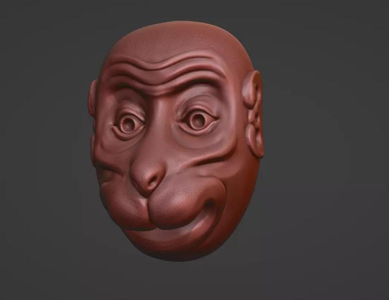 Kyogen Mask For Print