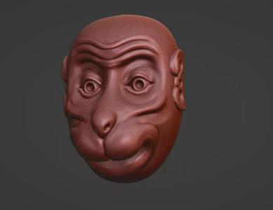Kyogen Mask For Print