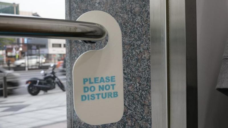 Door Hanger (DO NOT DISTRUB)