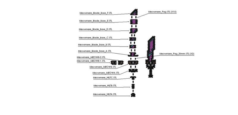 MEOWMERE - Fullsize Terraria Sword