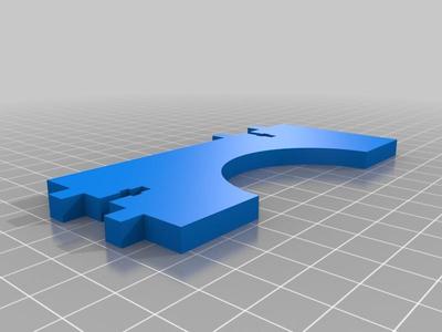 Extended Z-Axis Brackets for i3 with acrylic frame.