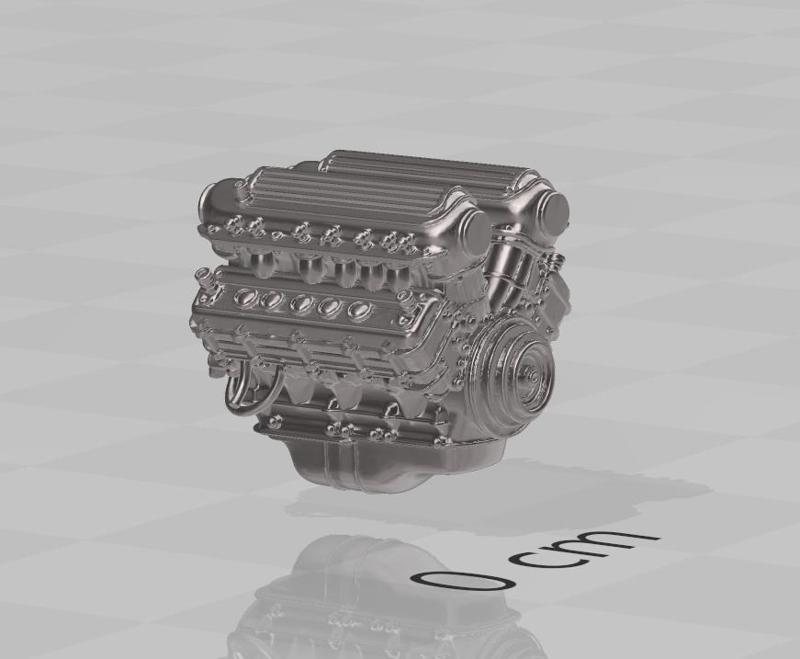 Free - High Detail 1/64th Scale Power Engine + Thanks to my Followers