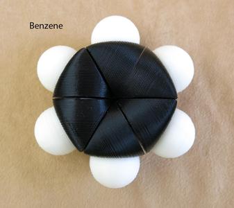 Space-filling molecular models:  Aromatic expansion set