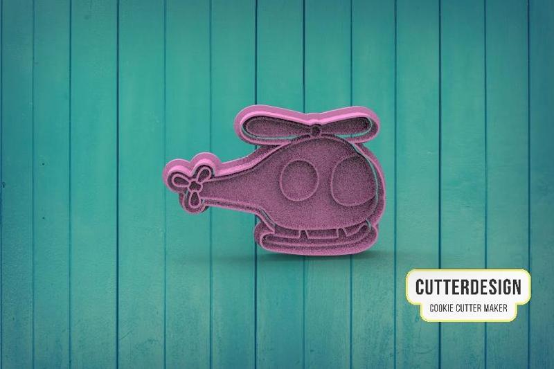 Helicopter Helicopter Cookie Cutter