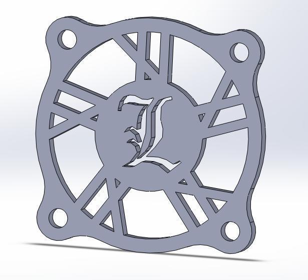 " L Lawliet " 40mm fan cover
