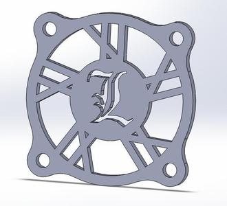 " L Lawliet " 40mm fan cover