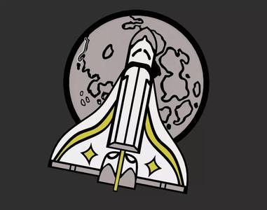The Last of Us Part II - Ellie space shuttle backpack pin