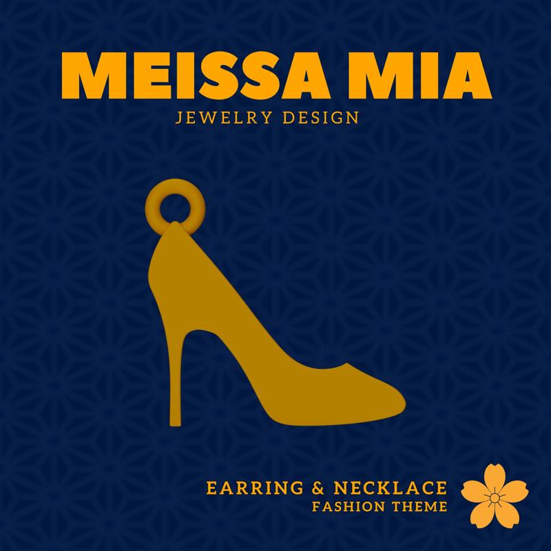 Step Into Style – 3D Print File for High Heels Earrings & Necklace High Heels Crown Earring - High HeelsNecklace - Girl's Fashion