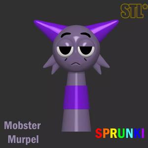 Sprunki Incredibox Mobster Murpel STL 3D Character Fanart