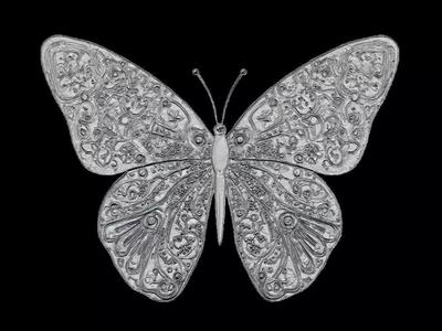 Monarch Butterfly Pendant Sculpture