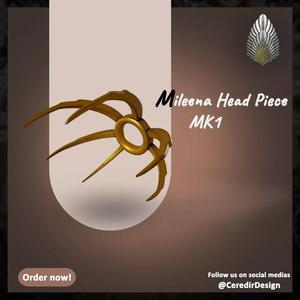 Mileena Head Piece Mortal Kombat 3d digital DL