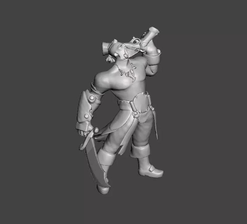 Gangplank The Betrayer 3D Model