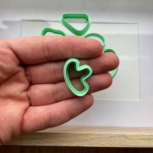 abstract polymer clay cutters (set #14)