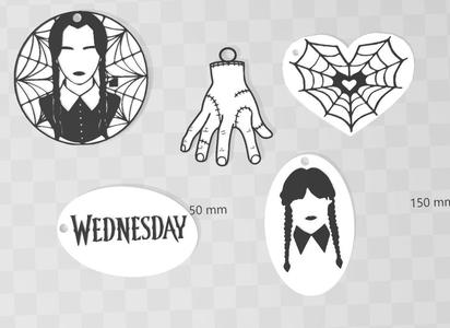 merlina keychain set