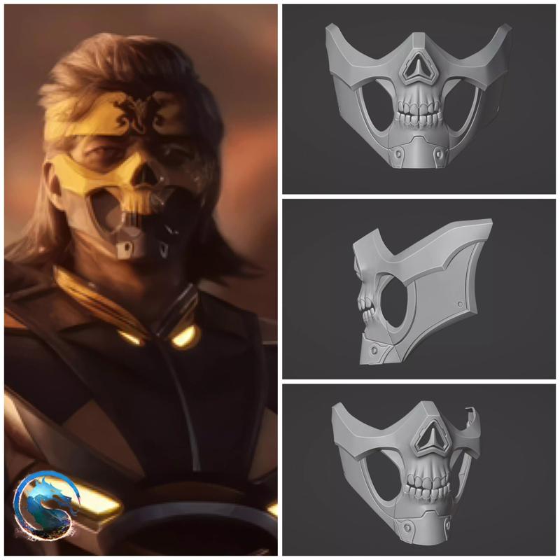 Takeda mask from MK1 - Dark Takeda