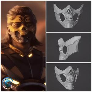 Takeda mask from MK1 - Dark Takeda