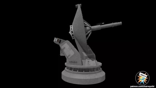 Star Wars Hoth 1 4 FD P Tower Radar Cannon for action figures