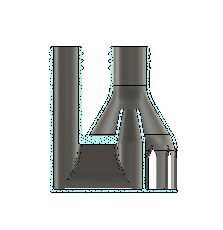 180degree angled Water Suction Jet Pump Ejector vacuum for 1 - 1 1/4 inch 25,4-31,7mm hose inner diameter