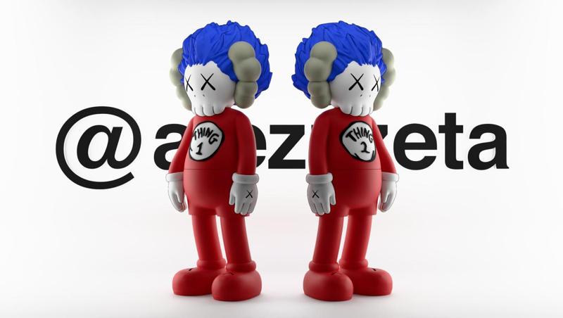 Kaws Thing 1 Thing 2