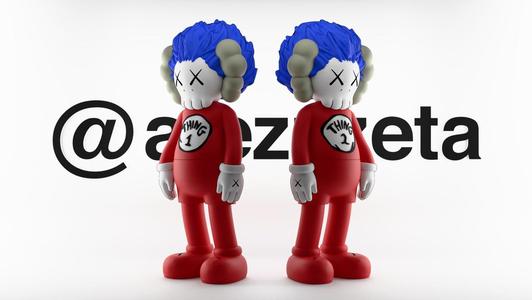 Kaws Thing 1 Thing 2