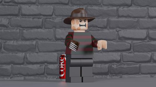 Lego Freddy Kreuger Maxifig - Fully Articulated