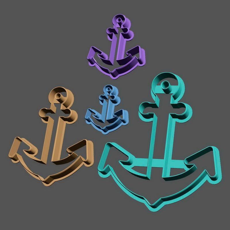 Anchor Cookie Fondant Cutter