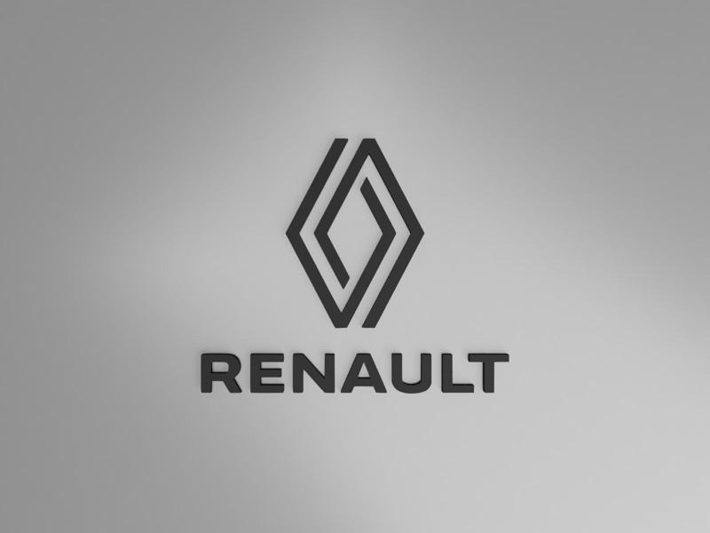 Renault Logo + Stand
