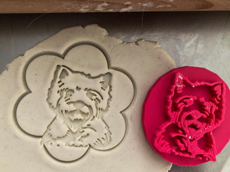 Cookie stamp + cutter - CAIRN TERRIER 2