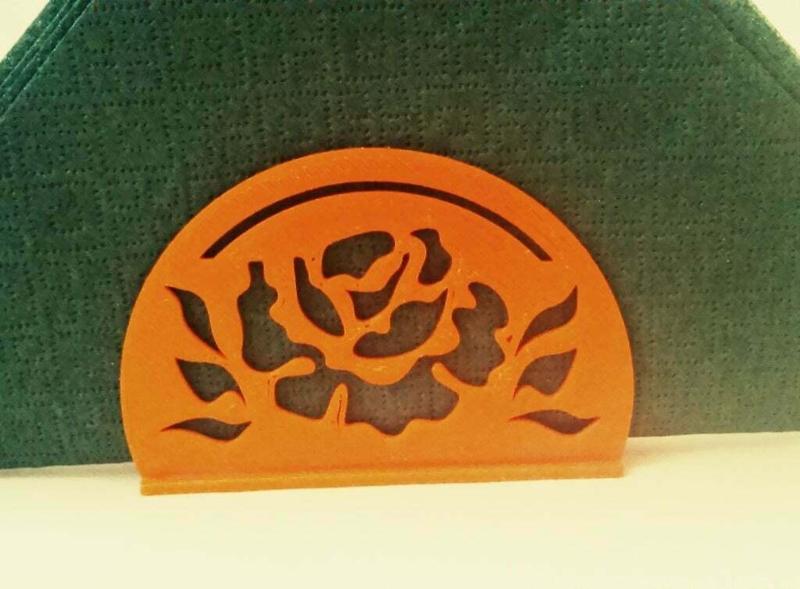 Napkins holder "Rose"