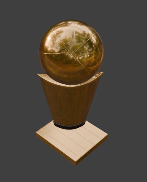 Basketball Championship Trophy - Detailed Award Model STL