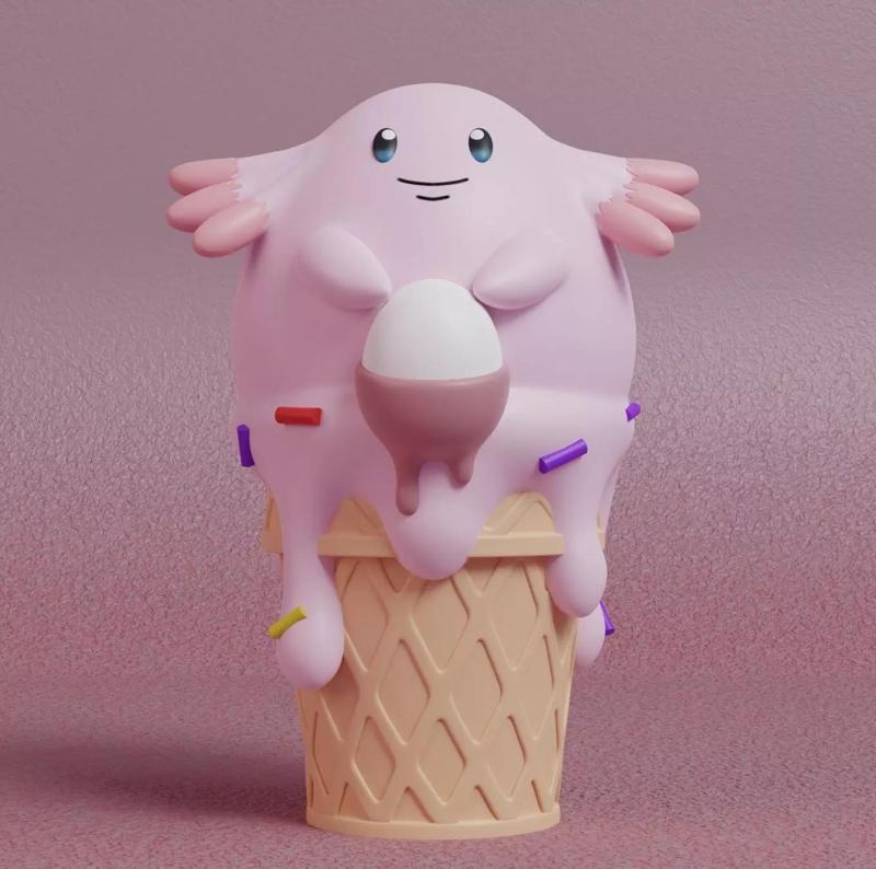 Pokemon - Ice Cream Chansey